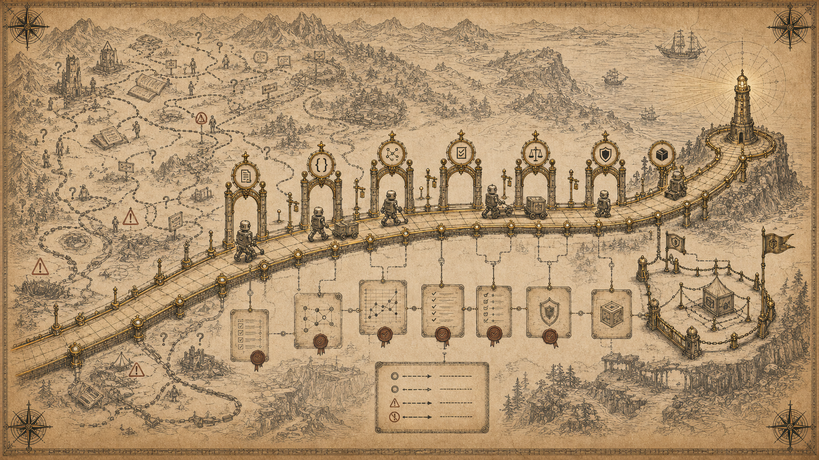 Golden Paths for Machines